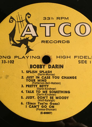 Bobby Darin : Bobby Darin (LP, Album, Mono)