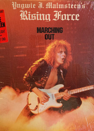 Yngwie J. Malmsteen's Rising Force : Marching Out (LP, Album, PRC)