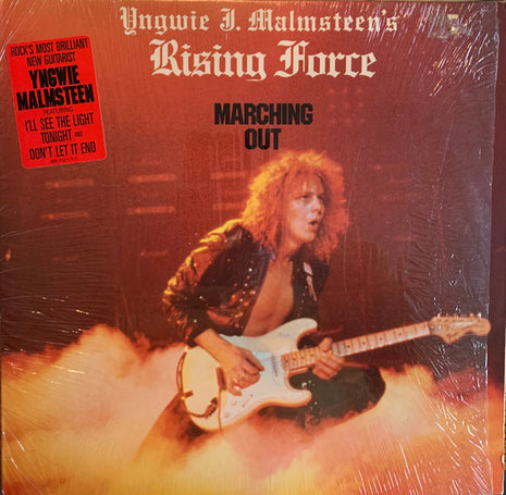Yngwie J. Malmsteen's Rising Force : Marching Out (LP, Album, PRC)