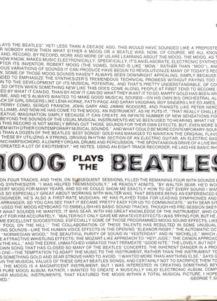 Marty Gold : Moog Plays The Beatles (LP, Album, Gat)