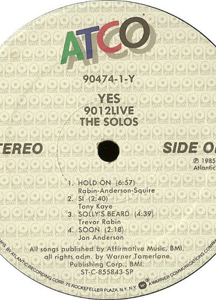 Yes : 9012Live - The Solos (LP, Album, SP )