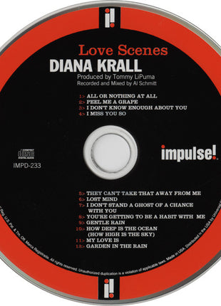 Diana Krall : Love Scenes (CD, Album, Dig)