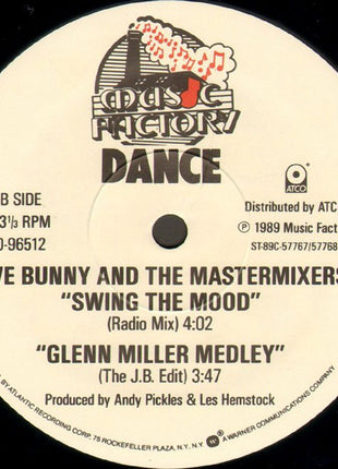 Jive Bunny And The Mastermixers : Swing The Mood (12")