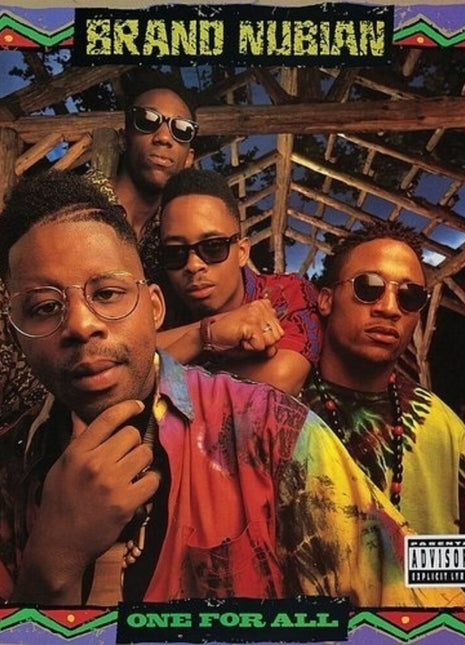 the album cover for Brand Nubian - One For All (30th Anniversary) [Indie Exclusive] [Colored Vinyl] (Ofgv)