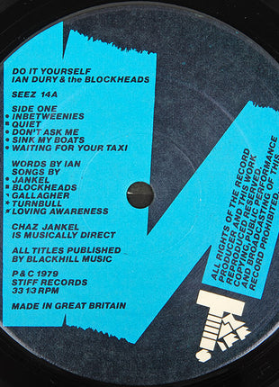 Ian Dury & The Blockheads* : Do It Yourself (LP, Album)