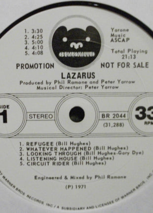 Lazarus (7) : Lazarus (LP, Album, Promo)