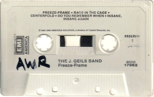 The J. Geils Band : Freeze-Frame (Cass, Album, Win)