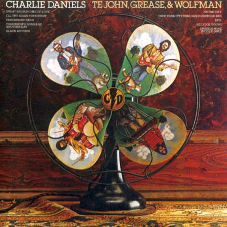 Charlie Daniels : Te John, Grease, & Wolfman (LP, Album, RE)