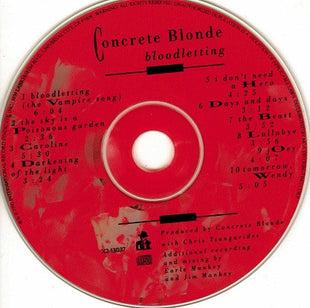 Concrete Blonde : Bloodletting (CD, Album, Club)