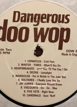 Various : Dangerous Doo Wop Volume Three (LP, Comp)