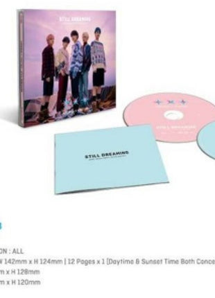 the album cover for TOMORROW X TOGETHER - STILL DREAMING [Limited Edition B - CD/DVD]