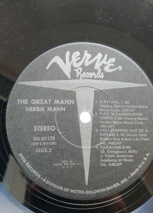 Herbie Mann : The Great Mann (LP, Comp, Club, Cap)