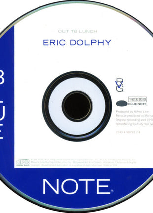 Eric Dolphy : Out To Lunch! (CD, Album, RE, RM)