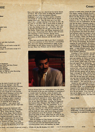 Hilton Ruiz With, Major Holley, Ed Blackwell, Ray Barretto, Steve Berrios : Crosscurrents (LP, Album)