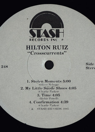 Hilton Ruiz With, Major Holley, Ed Blackwell, Ray Barretto, Steve Berrios : Crosscurrents (LP, Album)