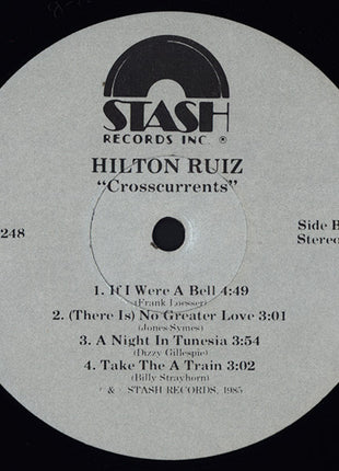 Hilton Ruiz With, Major Holley, Ed Blackwell, Ray Barretto, Steve Berrios : Crosscurrents (LP, Album)