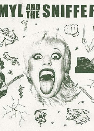 the album cover for Amyl and The Sniffers - Amyl And The Sniffers