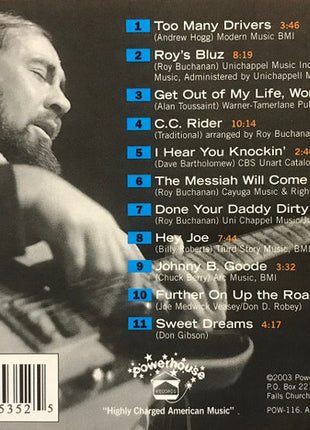 Roy Buchanan : American Axe- Live In 1974 (CD)