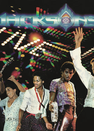 the album cover for The Jacksons - Live! [2LP]