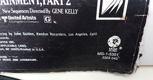 Various : Music From The Motion Picture Soundtrack - That's Entertainment, Part 2 (LP, Comp, PRC)