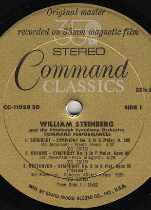 William Steinberg, Pittsburgh Symphony Orchestra : Command Performances Volume 1 (LP, Comp)