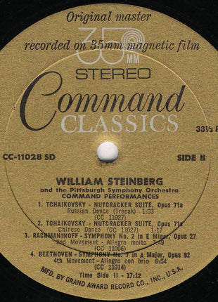 William Steinberg, Pittsburgh Symphony Orchestra : Command Performances Volume 1 (LP, Comp)