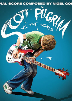 the album cover for Various Artists - Scott Pilgrim vs. The World (Original Motion Picture Score) [Teal Blue 2 LP]