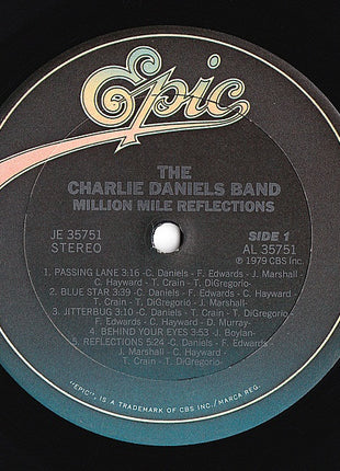 The Charlie Daniels Band : Million Mile Reflections (LP, Album, Ter)