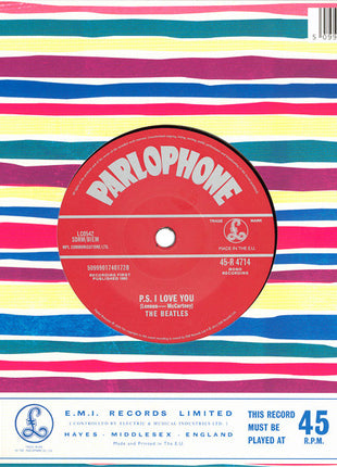 The Beatles : Love Me Do (7", Single, Mono, Ltd, M/Print, RE, RM)