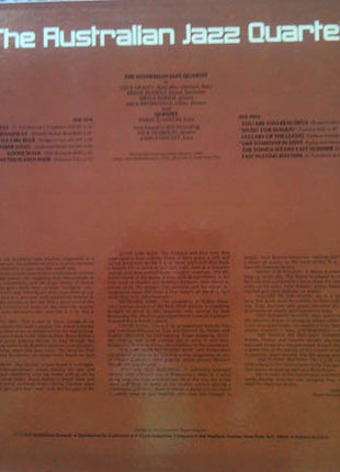 The Australian Jazz Quartet : The Australian Jazz Quartet (LP, Mono)