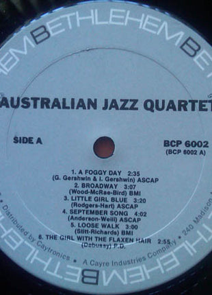The Australian Jazz Quartet : The Australian Jazz Quartet (LP, Mono)