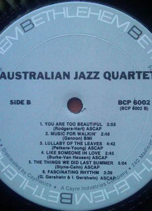 The Australian Jazz Quartet : The Australian Jazz Quartet (LP, Mono)