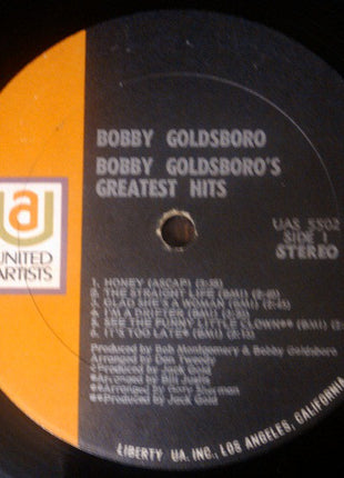 Bobby Goldsboro : Bobby Goldsboro's Greatest Hits (LP, Comp)