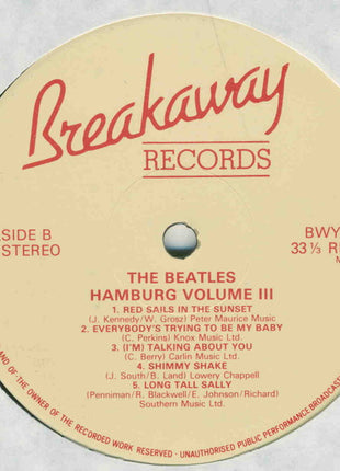 The Beatles : The Hamburg Tapes Volume 3 (LP, Unofficial)