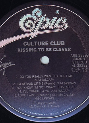 Culture Club : Kissing To Be Clever (LP, Album, RE, Pit)