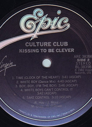 Culture Club : Kissing To Be Clever (LP, Album, RE, Pit)