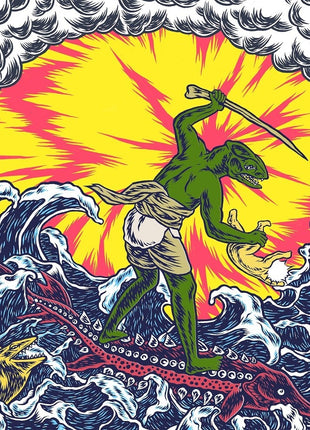 the album cover for King Gizzard & The Lizard Wizard - Teenage Gizzard [CD]
