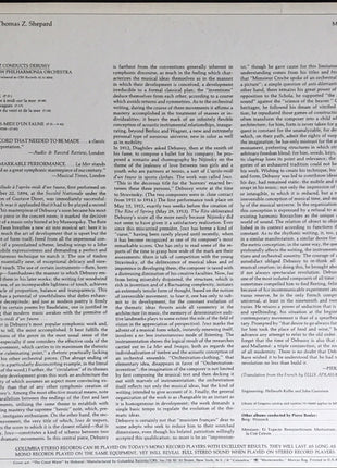 Boulez* Conducts Debussy* : La Mer - L'Après Midi D'un Faune - Jeux (LP, RE)
