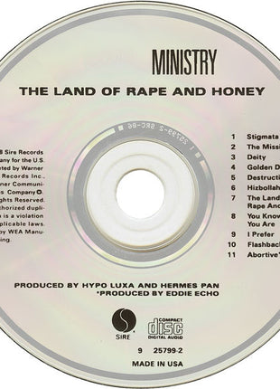 Ministry : The Land Of Rape And Honey (CD, Album)