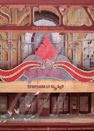 Styx : Paradise Theatre (LP, Album, Club, Etch, Gat)