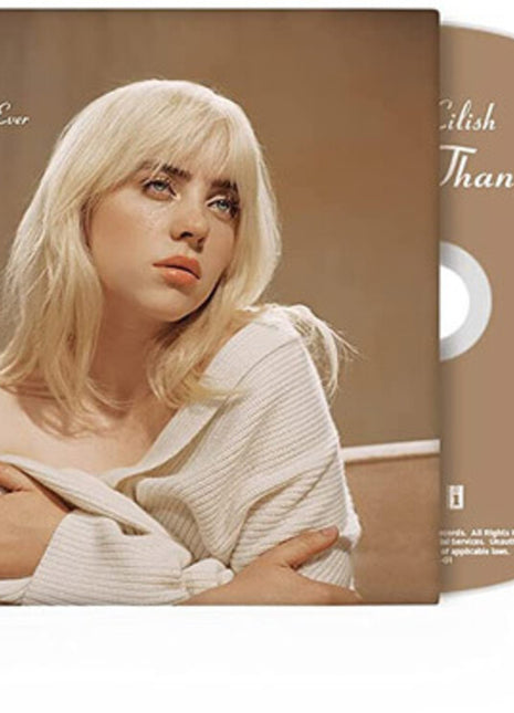 the album cover for Billie Eilish - Happier Than Ever