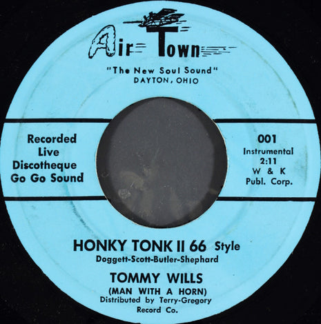 Tommy Wills : Honky Tonk II 66 Style (7")
