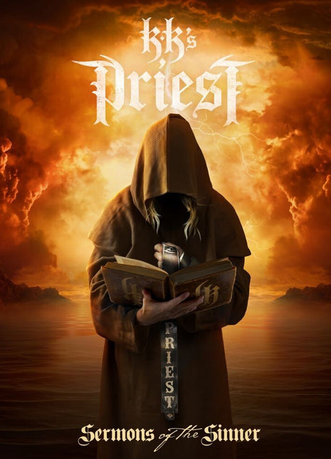 the album cover for KK's Priest - Sermons Of The Sinner [Indie Exclusive Limited Edition Red LP]