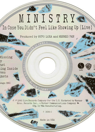 Ministry : In Case You Didn't Feel Like Showing Up (Live) (CD, Album)