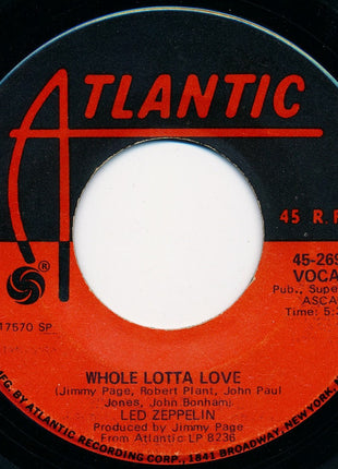 Led Zeppelin : Whole Lotta Love (7", Single, Mono, Spe)