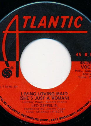 Led Zeppelin : Whole Lotta Love (7", Single, Mono, Spe)