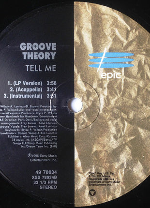 Groove Theory : Tell Me (12")