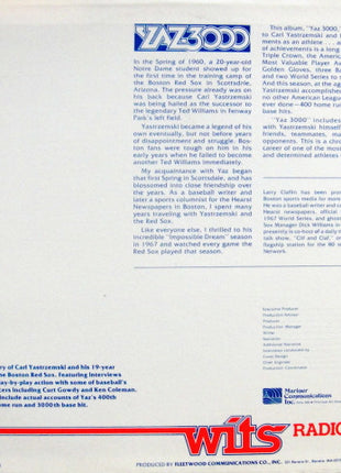 Carl Yastrzemski : YAZ-3000 (LP)