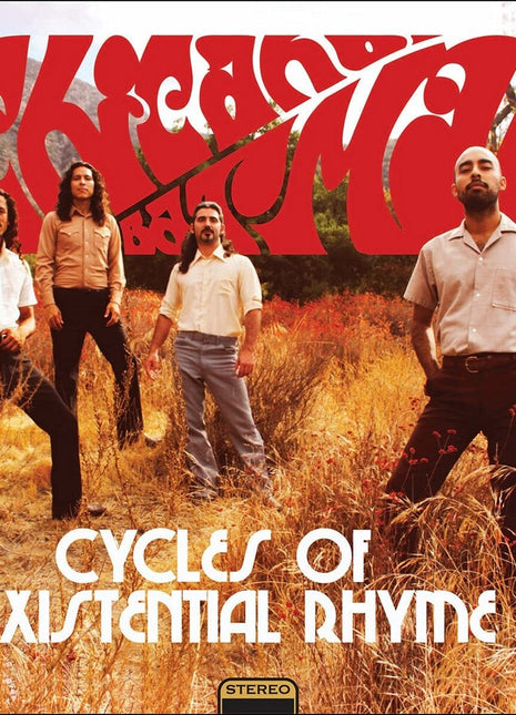 the album cover for Chicano Batman - Cycles Of Existential Rhyme [Limited Edition Marbled Magma LP]