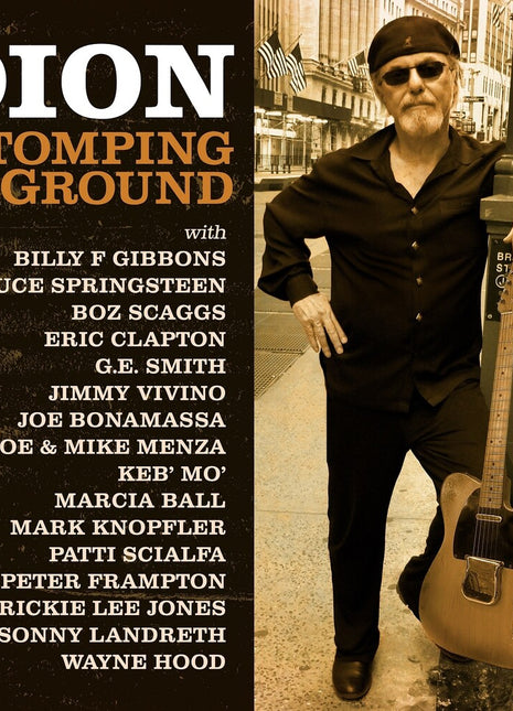 the album cover for Dion - Stomping Ground